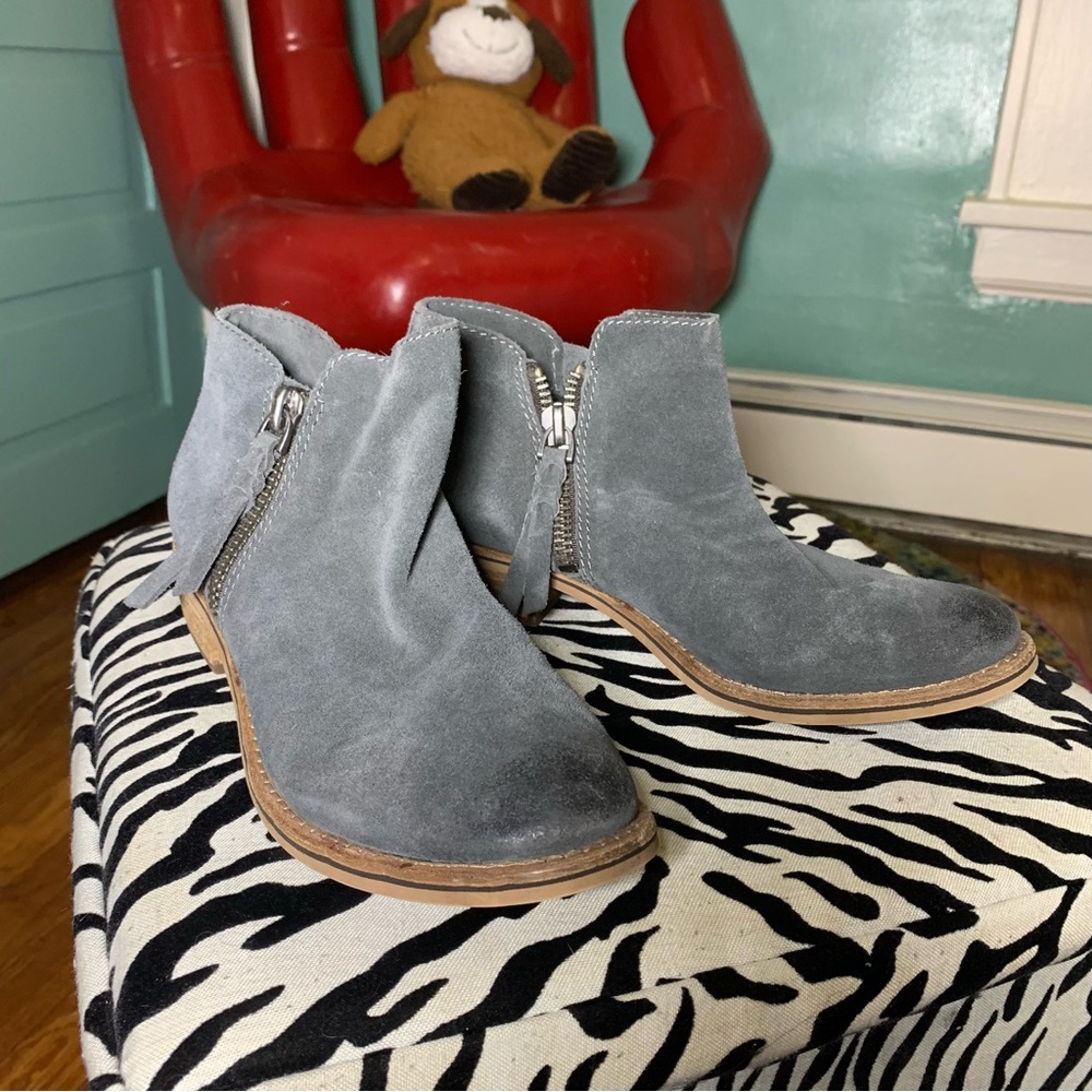 Dolce Vita Sutton Suede Side Zip Ankle Boots